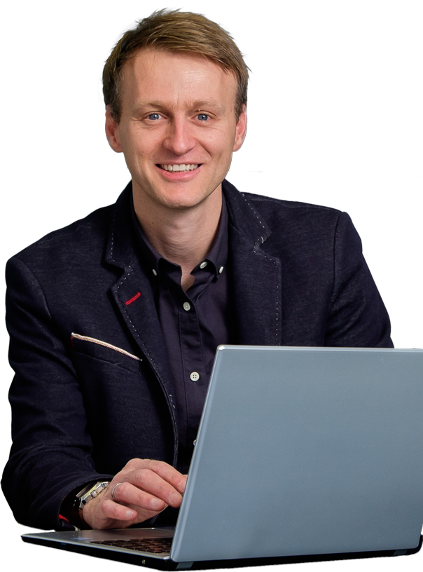 cut out of Gavin Hills using a laptop