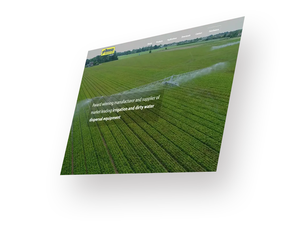 in house media web design screenshot