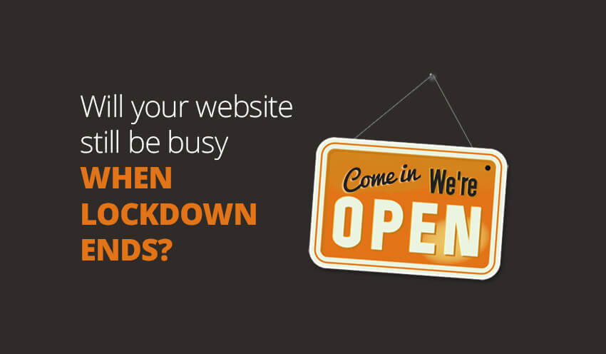 Website be busy when lockdown ends