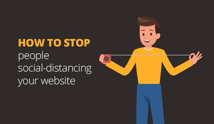 SOCIAL DITANCING YOUR WEBSITE