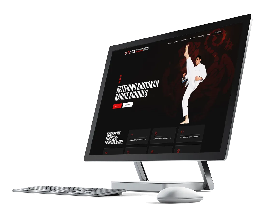 Example of web design in Kettering